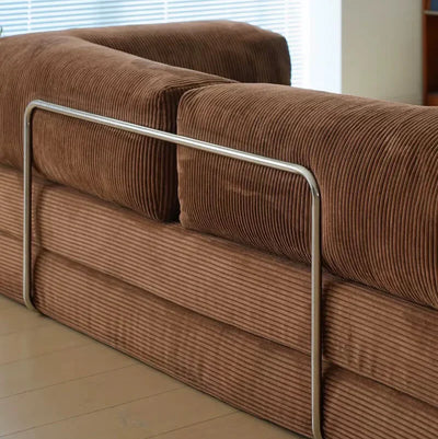 Teddy Sofa – Brown | Versatile Corduroy Comfort